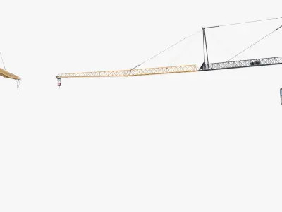  Lattice Boom Tower Crane Unit with Operator Cabin 