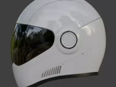 SciFi Helmet 3D model
