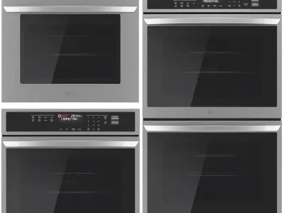 LG oven collection 3D model