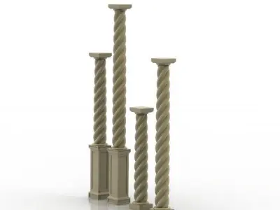 COLUMN SPIRAL Free 3D model