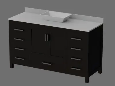Vanity Cabinets - Batch AA 3D model