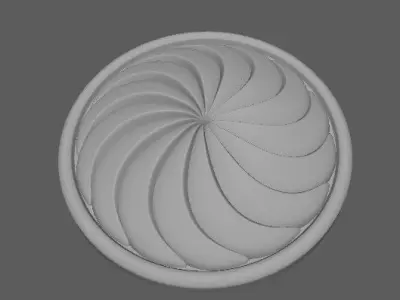 rosette ornament 3D model get