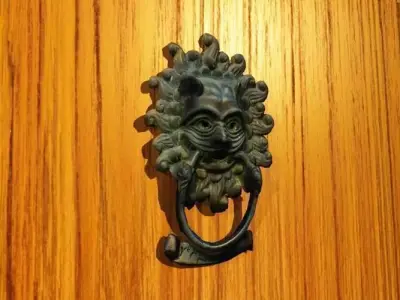 Lion Door Knocker 3D model