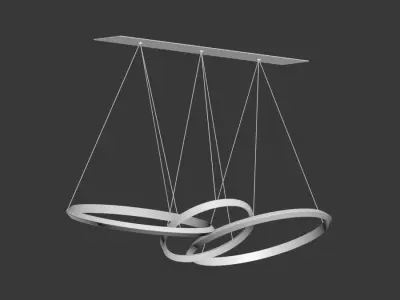 Christopher Boots Oracle Light Ring Set 3D model