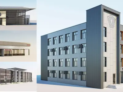 Industrial and office-services 3D Model Pack