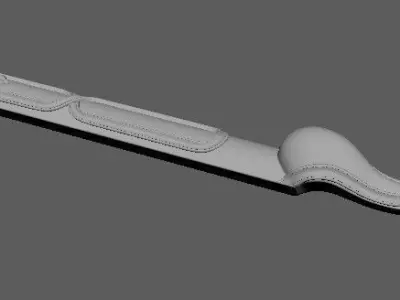 leg High quality 3d models for processing on a cnc machine 3D model 23