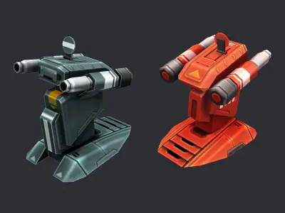 Machinery - Battery 01 3D model