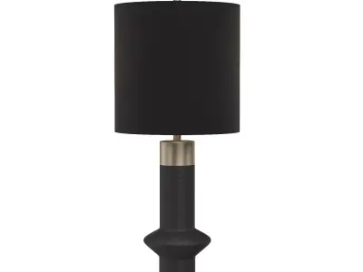 Edge Table Lamp Black 3D model