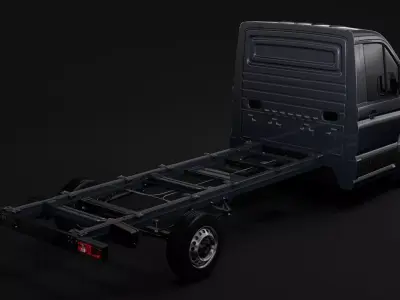 WV Crafter Chassi SingleCab L2 2017 3D model