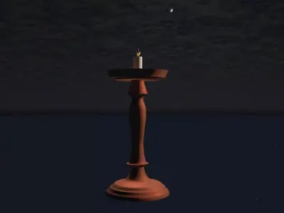 Samdan - Mug - Flame  Low-poly 3D model