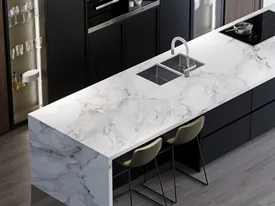 Modern kitchen 12 3D model