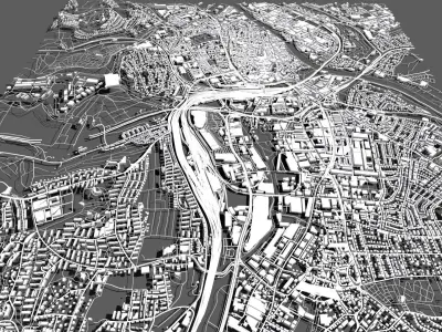 Cityscape Ulm Germany 3D model