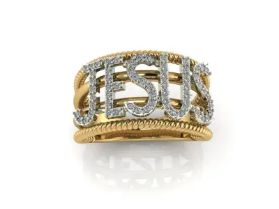 ring jesus  3D print model