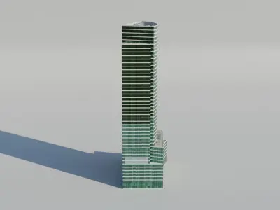 NYC 200 West Street - Goldman Sachs Global Low-poly 3D model