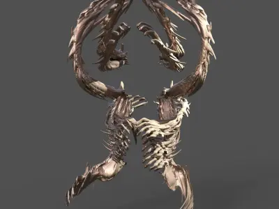 Dantes Gluttony stand 1 3D model