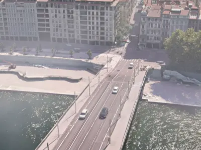 Lyon City in France 3D model