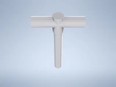 Bracket for lamps for lighting pole 3D model