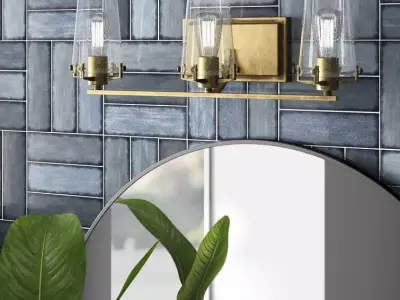 Byrd Vanity Light - 2 color 3D model