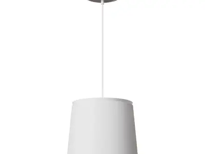 Savoy white chandelier base 3D model