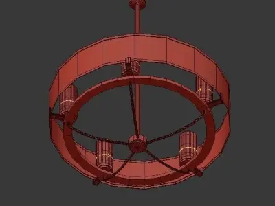 SALDANA chandelier 3D model