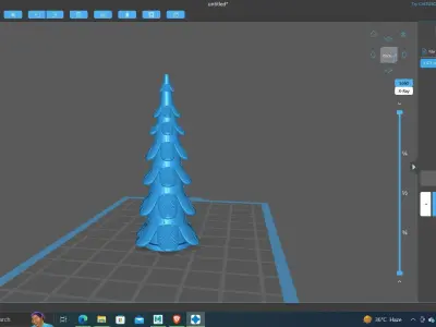 Gisela Graham LED Gingerbread Christmas Tree 3d Printing ready 3D print model