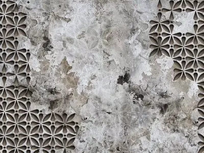 Carved Lattice Plaster Wallpaper Texture Texture