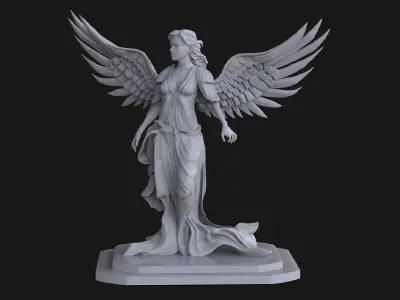 Angel  3D print model