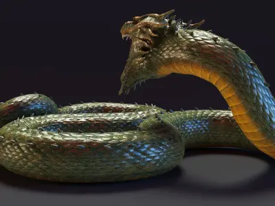  Mythical Dragons Realistic Collection 