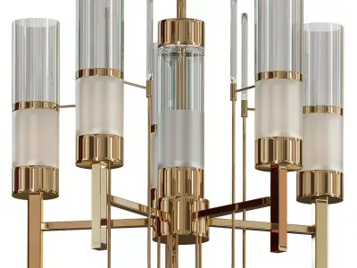 Heathfield  Co Conniston Pendant Antique Brass 3D model