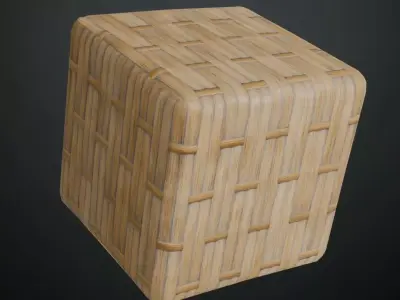 High-Gloss Varnished Pine Wood Planks PBR Seamless Texture