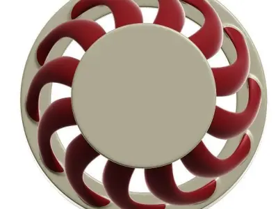 Kids Roof Ventilator Toy 3D model