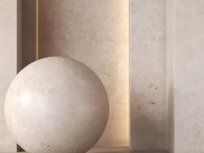 Travertine Stone Texture 4K - Seamless Texture