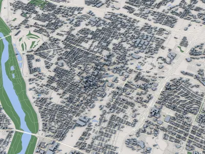 Milwaukee City Wisconsin 3D model