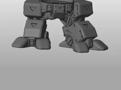 CHIBI-TECH SD - HAMMER CHASSIS 3D print model