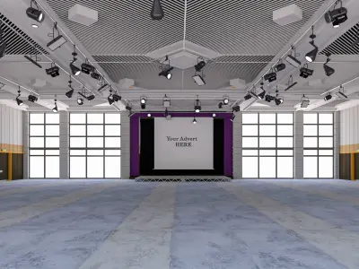 Fair Exhibition Hall 3D model