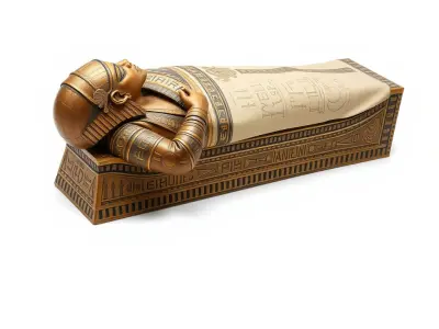 Ancient Egyptian Sarcophagus Model Pack Low-poly 3D model