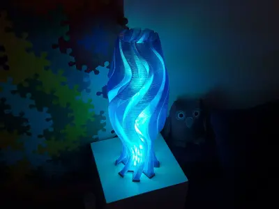 The Blue Lamp Free 3D print model