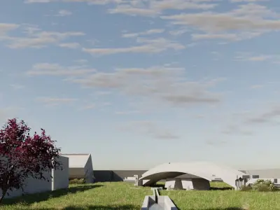 Tomba Brion - Carlo Scarpa 3D model