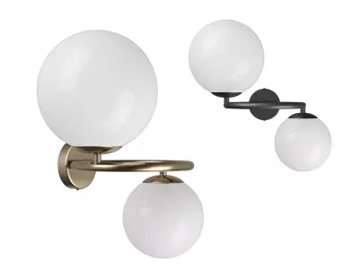 81562x Globo Lightstar Sconces 3D model