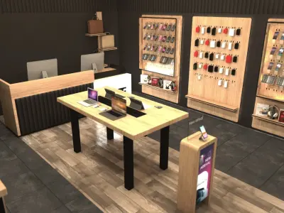 iSmart electronics shop 3D model