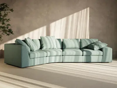 Exclusif Sofa Composition L 3D model