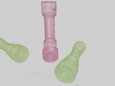 Torch flashlight  3D model