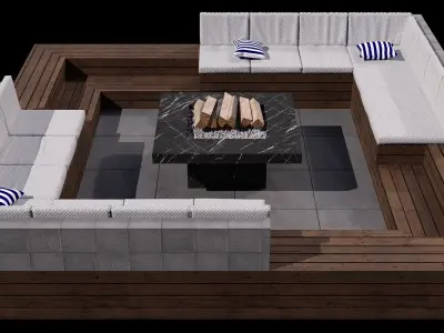 SITTING AREA NO2 A 3D model