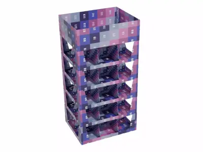 Point of Sale Cardboard Display Stand Texture