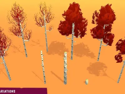 STORY - Wildlands Bundle Low-poly 3D model