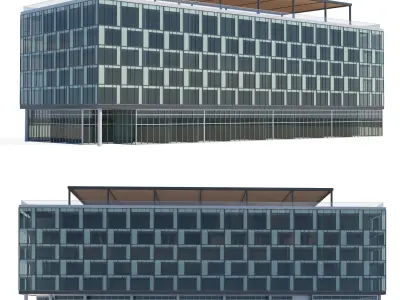Office Building 3D model 444