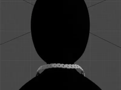 Discover the Magic of Digital Art cuban chain 3D model