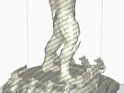 Iron Man with Led Spot STL Format 3D model