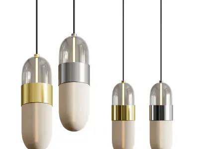 Emilia Pendant Light Lamp 3D model