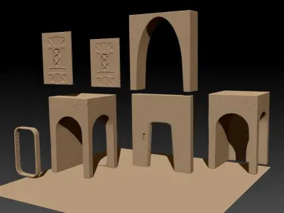 Mos Eisley Street Diorama 1 12 scale 3D print model